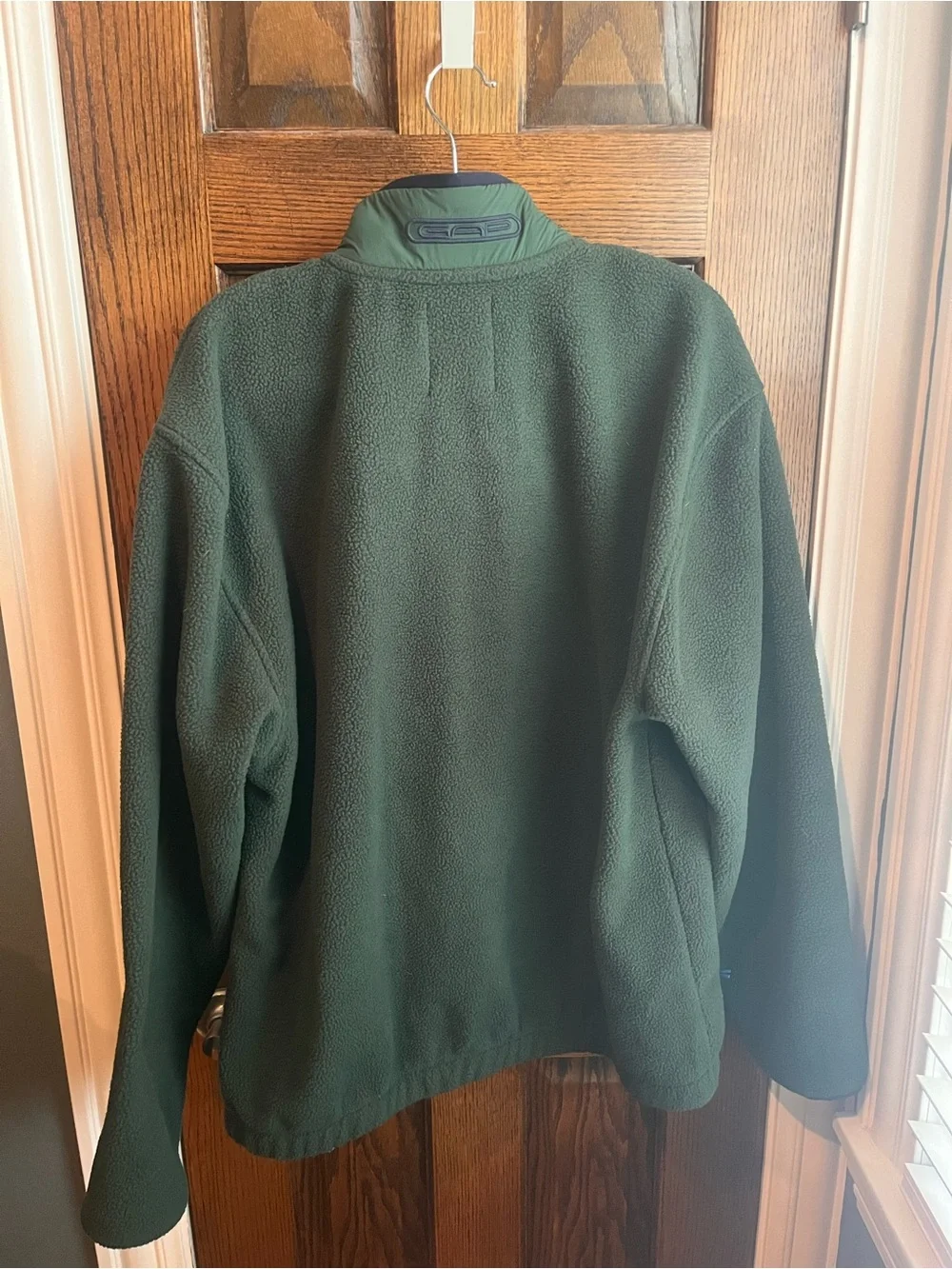 GAP Men's Forest Green Quarter-Zip Fleece Pullover